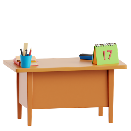 Desk  3D Icon