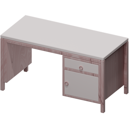 Desk  3D Icon