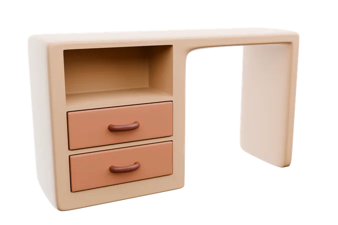 Desk  3D Icon