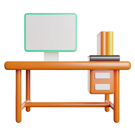 Desk  3D Icon