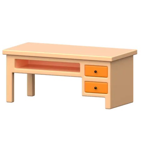 Desk  3D Icon