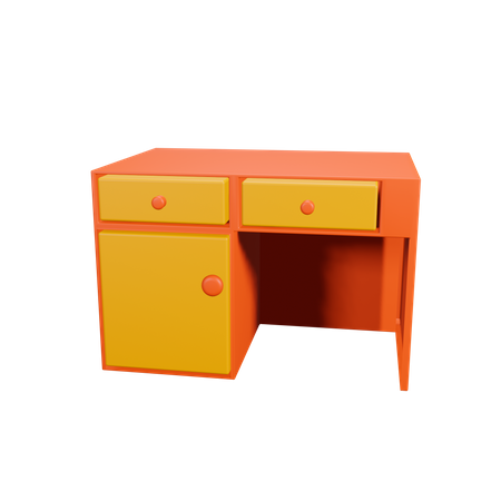 Desk  3D Illustration