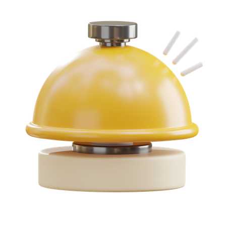 Desk Bell  3D Icon