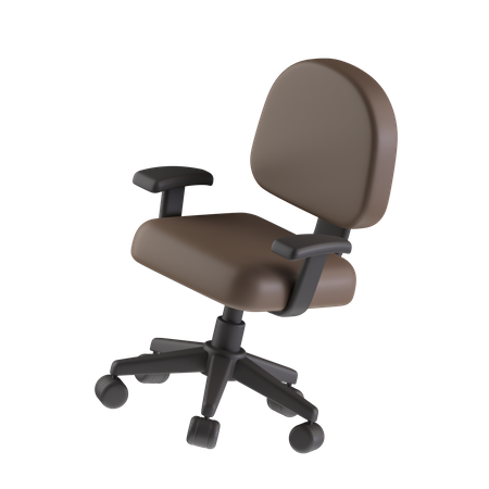 Desk Chair  3D Icon