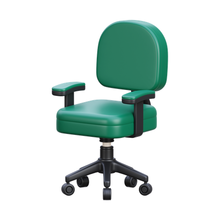 Desk Chair  3D Icon