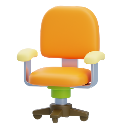 Desk Chair  3D Icon