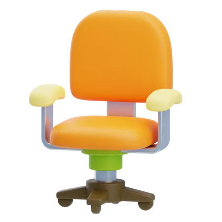 Desk Chair  3D Icon