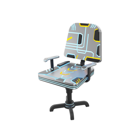 Desk Chair  3D Icon