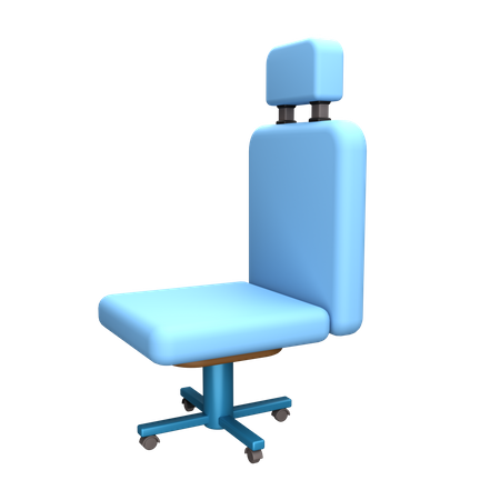 Desk Chair 3D Icon