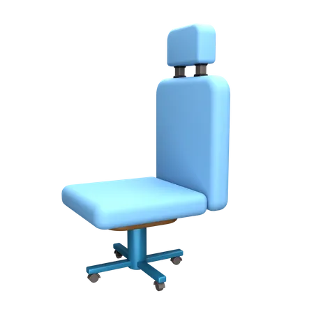 Desk Chair 3D Icon