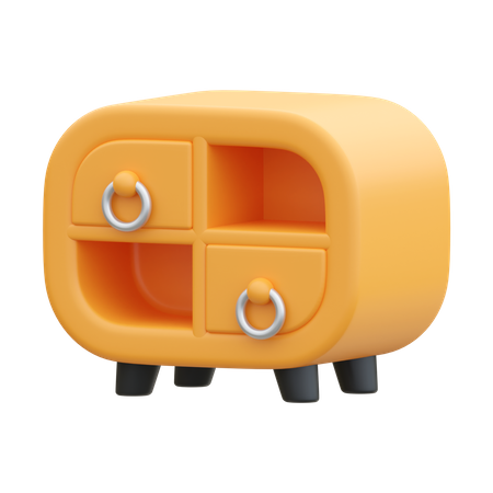 Desk Drawer  3D Icon