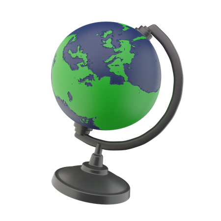 Desk Globe 3D Icon