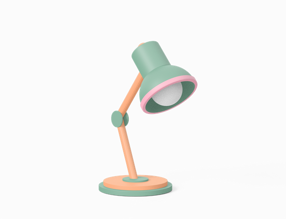 Desk Lamp  3D Icon