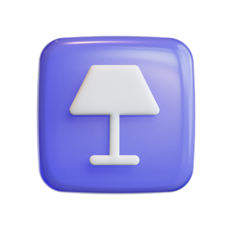 Desk Lamp  3D Icon