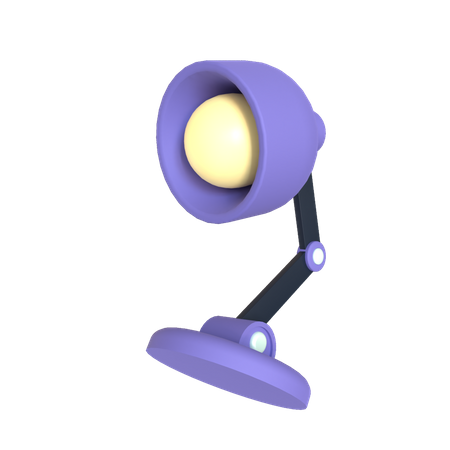 Desk lamp  3D Illustration