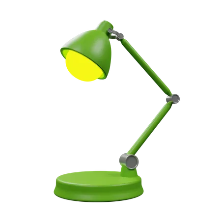 Desk Lamp Icon 3 D Render Isolated 3D Illustration