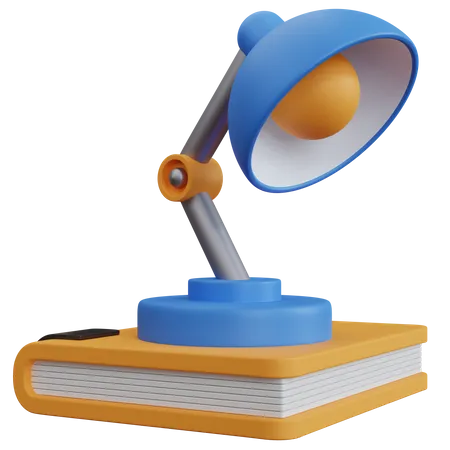 3 D Rendering Reading Lamp And Desk Lamp Isolated 3D Icon