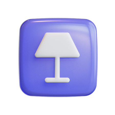 Desk Lamp  3D Icon