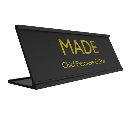 Desk Name  3D Icon