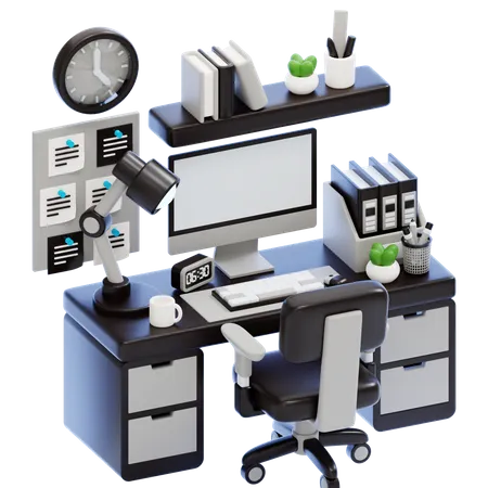 Desk Organizer  3D Icon