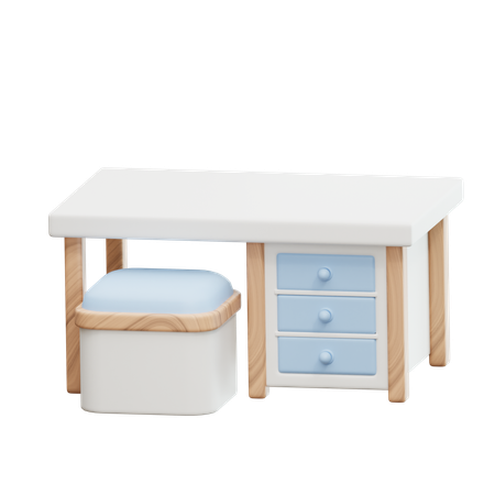 Desk Table  3D Icon