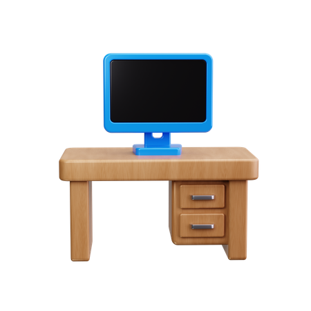 Desk Table  3D Icon