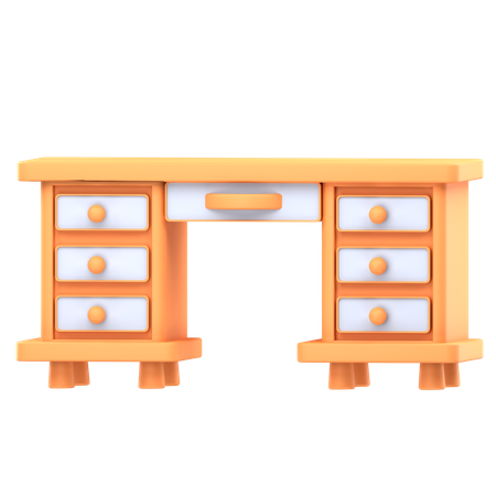 Desk Table  3D Icon