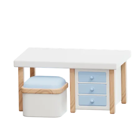 Desk Table  3D Icon