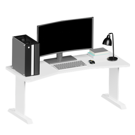 Desk Table  3D Icon