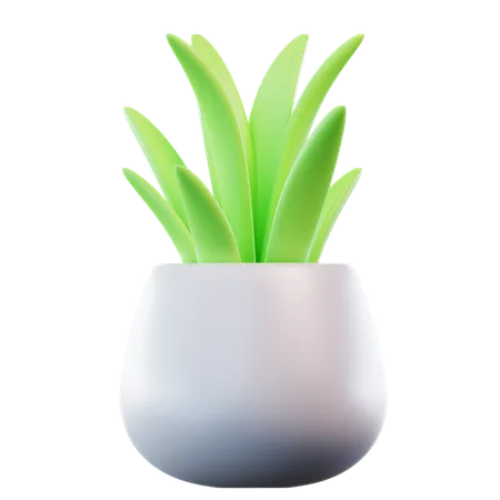 3 D Illustration Desk Vase 3D Icon