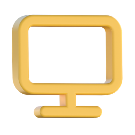 Desktop  3D Icon
