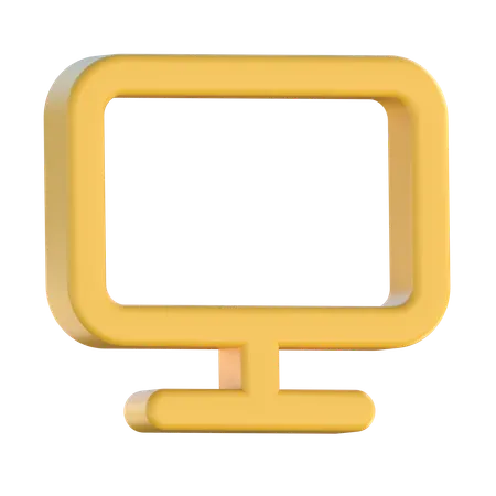 Desktop  3D Icon