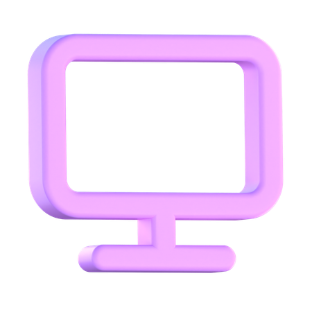 Desktop  3D Icon