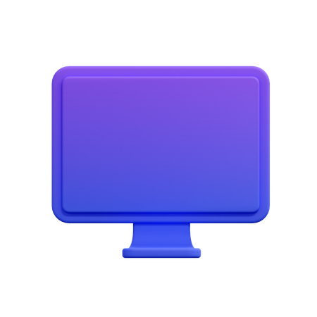 Desktop  3D Icon