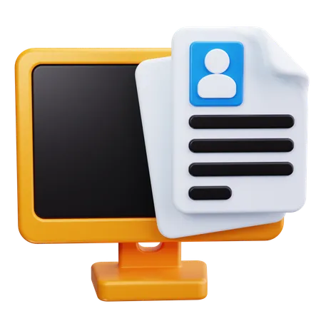 Desktop  3D Icon