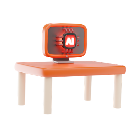 Desktop  3D Icon