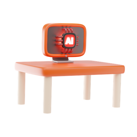 Desktop  3D Icon