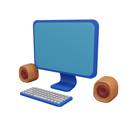 Desktop  3D Illustration