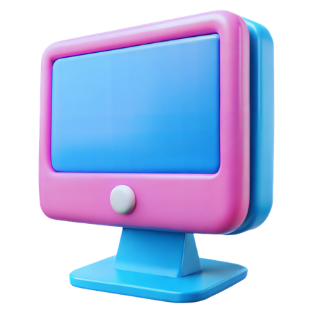 Desktop Computer  3D Icon