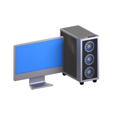 Desktop Computer  3D Icon