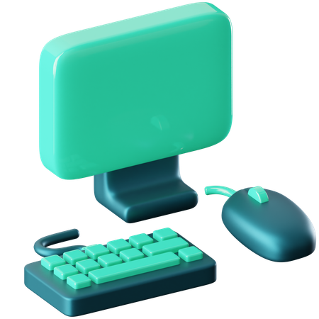 Desktop Computer  3D Icon