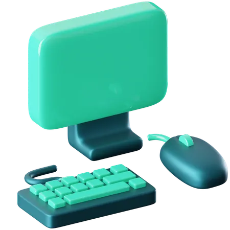 Desktop Computer  3D Icon