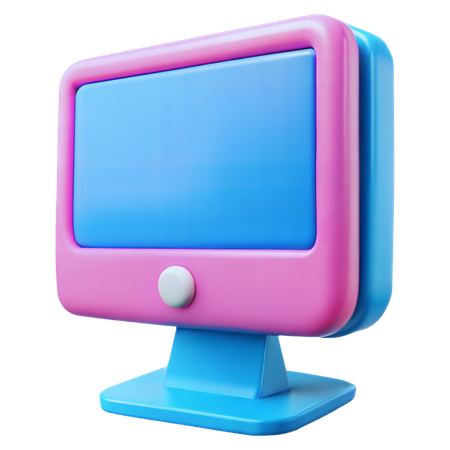 Desktop Computer  3D Icon