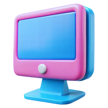 Desktop Computer  3D Icon