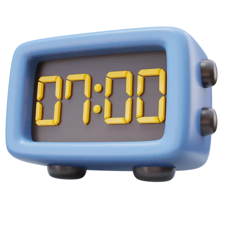 Desktop electronic clock  3D Icon