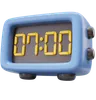 Desktop electronic clock