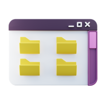 Desktop File Manager  3D Icon