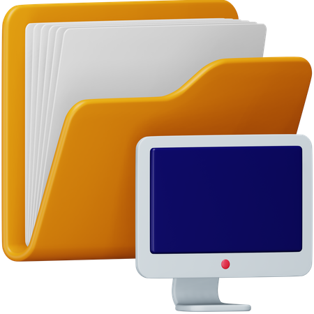 Desktop Folder  3D Icon