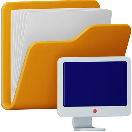 Desktop Folder  3D Icon