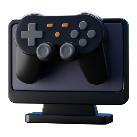 Desktop Gaming Pc  3D Icon